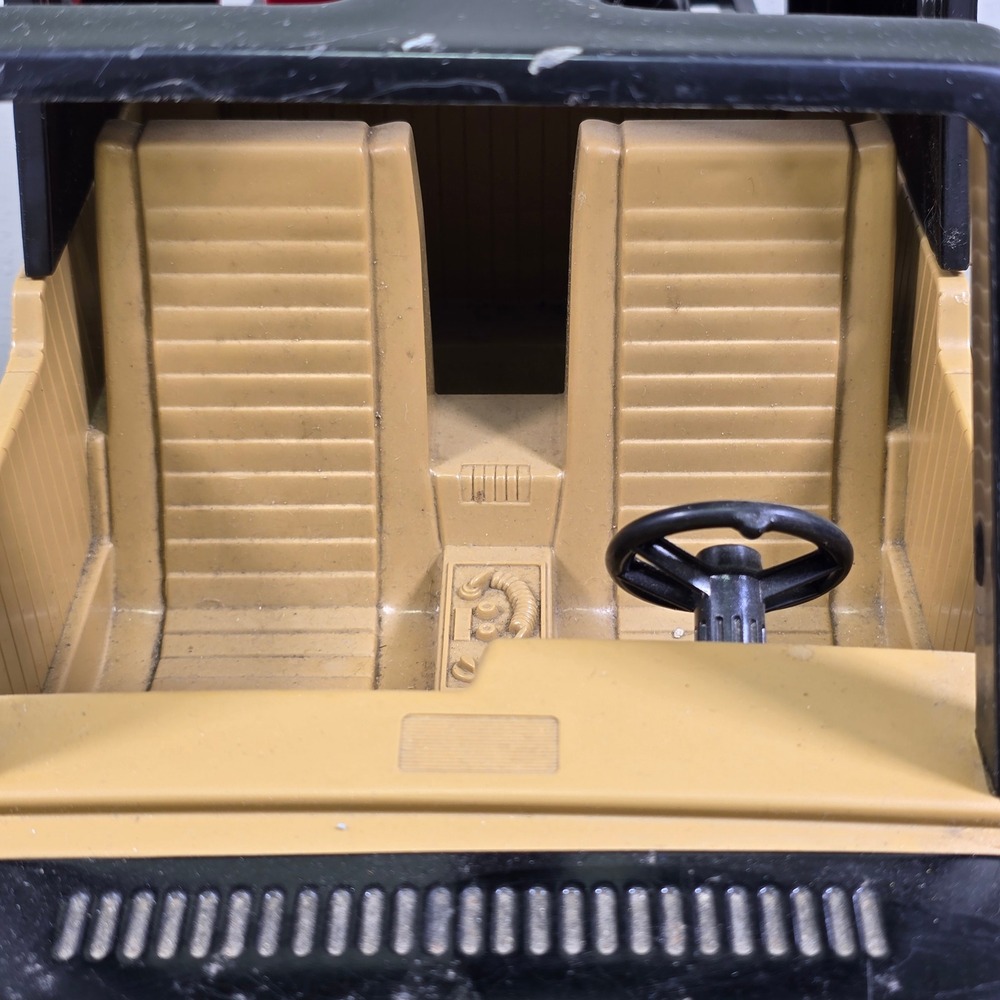 Vintage Tonka MR-970 4x4 Jeep Renegade Truck Black Tan Made in USA Pressed Steel - Picture 10 of 16